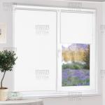 Рулонная штора Сантайм Термо-Блэкаут Белый                (7900-gr)