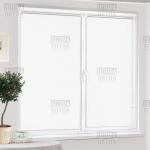 Рулонная штора Сантайм Термо-Блэкаут Белый                (7900-gr)