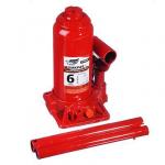 FALCO Домкрат гидравлический бутылочный 6 т, в кейсе высота подъема 197-382 мм