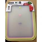 SATOSHI Малибу Набор досок разделочных гибких 4 шт., 28х21 см, фруктыовощирыбамясо, пластик