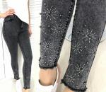 Джинсы 6631 черно-серые ZM