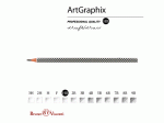 Карандаш чернографитовый ArtGraphix. Шашечки НВ (пластиковый корпус)