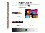 Карандаш чернографитовый Happy Graphix Сказочные совы НВ