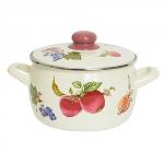 2413-7,5 Кастрюля с мет. крышкой 7,5 л сфер./130432/Экскл "Фрукты"