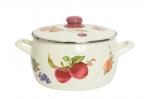2413-5,3 Кастрюля с мет. крышкой 5,3 л сфер./130426/Экскл "Фрукты"