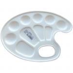 Палитра №1 ArtSpace, овальная, пластик, ПА_9347 / ПА01