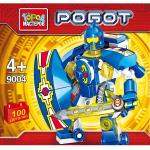 Игрушка конструктор "город мастеров"  робот, 100 дет., цвет в ассорт. в банке в кор.144шт.