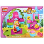 Игрушка конструктор "город мастеров" большие кубики: русалочка, 38 дет., в русс. кор. в кор.16шт