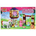 Игрушка конструктор "Город мастеров" замок принцессы, с фигурками, 145 дет. в русс. кор. в кор 36шт