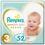 *СПЕЦЦЕНА PAMPERS Подг PremCare Midi (6-10кг)ЭкономичУпак52+Подг-трус PremCare Pants Midi (6-11кг)Упак2 Обр