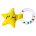 Игрушка - погремушка с колечком мягкая «Звёздочка»