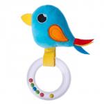 Игрушка - погремушка с колечком мягкая «Птичка»