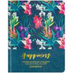 Дневник 1-11 кл. 48 л. (твердый) Tropical fantasy, ткань с полноцв. печатью, тис. фольгой, тон.блок, DSK22629h