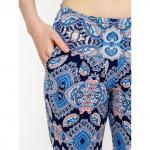 Брюки арт. 632-9, сине-бежевые