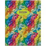 Дневник 1-4 кл. 48 л. (твердый) Цветные кудри, глянцевая ламинация, Дм48т_23254