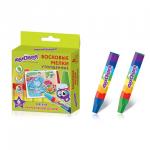 Восковые мелки утолщенные ЮНЛАНДИЯ "ЮНЛАНДИК И ИНДИЙСКИЙ СЛОН", НАБОР 6 цв., масляная основа, 227296