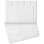 Доска для лепки А4, 297х210 мм, ЛУЧ, белая, с рельефным трафаретом, 17 с1172-08