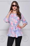 Блуза Романтичная особа (цветочный принт) Б11-156/2