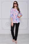 Блуза Романтичная особа (цветочный принт) Б11-156/2