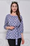 Блуза Романтичная особа (горошек) Б11-156