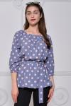 Блуза Романтичная особа (горошек) Б11-156