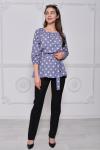 Блуза Романтичная особа (горошек) Б11-156