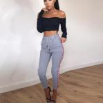 Брюки с лампасами KZ1208