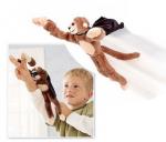 DE 0187 Рогатка «ОБЕЗЬЯНКА» плюшевая Flying animals with sound