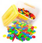 DE 0134 Конструктор детский «ЗВЁЗДОЧКИ» (1000 PCS Snowflake Blocks with En71) Bradex