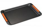 0307 GIPFEL Противень для выпечки MIST 46x29x2,8 см с антипригарным покрытием Ксилан, ручки покрыты силиконом, углеродистая сталь