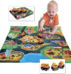 DE 0156 Коврик развивающий «СТРОЙКА В ГОРОДЕ» City Carpet