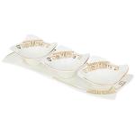 754-109 НАБОР РОЗЕТОК ИЗ 3 ШТ. НА ПОДСТАНОВОЧНОМ БЛЮДЕ (КОР=12НАБОР.)