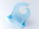0342 GIPFEL Нагрудник детский 27х21см. Материал: силикон. Цвет: голубой
