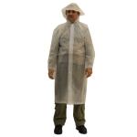 125004 Плащ белый материал "PEVA"