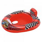 34054 Круг с сиденьем "Автогонки" (36) прочный винил, Предох. клапаны, 71*56см (28*22см) до 2л