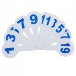 Веер-касса (цифры от 1 до 20), ПЧЕЛКА, европодвес, Ц-01