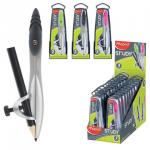 Циркуль MAPED (Франция) "Study", 120мм, металлический, карандаш в комплекте, ассорти, пенал, 119410