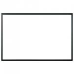 Доска магнитно-маркерная 80х120см, черная рамка из МДФ, ECO, "2х3" (Польша) TS128/CB