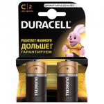 Батарейки DURACELL Basic, С (LR14, 14А), алкалиновые, КОМПЛЕКТ 2 шт, в блистере (ш/к 2529)