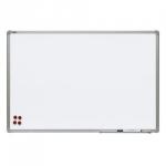 Доска магнитно-маркерная 90х120см, алюминиевая рамка, OFFICE, "2х3" (Польша) TSA129