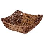 109-245 КОРЗИНКА КОЛЛЕКЦИЯ "НАТУРЕЛЬ" 23*23*7/9 СМ (КОР=100 ШТ.)