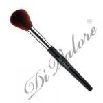 Кисть для пудры и румян (натуральный ворс), черная дерев. ручка (115-072)