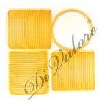 Бигуди Липучка ЖЕЛТЫЕ 4шт Д 5,5 см длина 6,2 см (301-220)