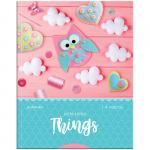 Дневник 1-4 кл. 48л. (твердый) Сова в облаках, матовая ламинация, выборочный уф-лак, Дм48т_23267