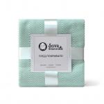 Покрывало "Зиг-заг"  "Сова и Жаворонок", мятное