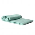 Покрывало "Зиг-заг"  "Сова и Жаворонок", мятное