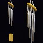 Музыка ветра A6889-06 Silver 2 яруса Тринадцать палочек d-8см h-50см Металл Дерево