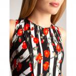 Блуза женская арт. 849/1-1, черно-красная