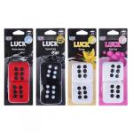 NEW GALAXY Ароматизатор воздуха Luck, 6 см,бабл гам/ваниль/новая машина/черный лед