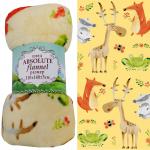 Плед Absolute Лесные жители, желтый, 110*140 см (tr-102140)